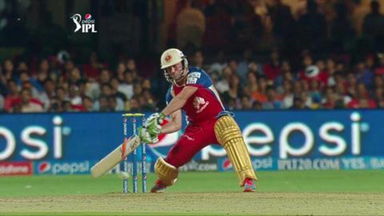 M35: RCB vs RR –  AB de Villiers Wicket
