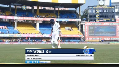 IND vs BAN 2019, 1st Test, Day 2: Virat Kohli Wicket