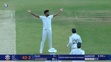 Duleep Trophy 2026 SF2, SZ vs NZ: Gurnoor Brar's fantastic spell of 4/88