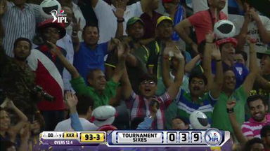 M6: KKR vs DD –  Shakib Al Hasan Six