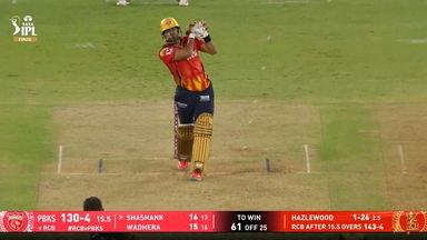 IPL 2025 Final: RCB vs PBKS - Shashank Singh Six