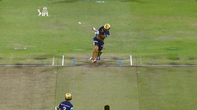 M61: KKR vs SRH – Nitish Rana Six