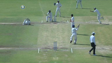 Ranji Trophy 2019-20: Gujarat  vs Saurashtra, SF1 - Axar Patel’s direct-hit to dismiss Chetan Sakariya
