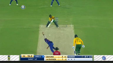 IND vs SA 2022, 2ND T20I: Temba Bavuma Six