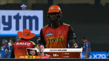 M33: DC vs SRH – Jason Holder Wicket