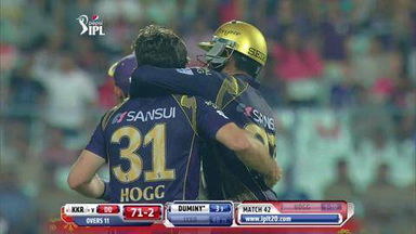 M42: KKR vs DD – Shreyas Iyer Wicket