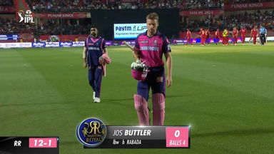 M66: PBKS vs RR – Jos Buttler Wicket