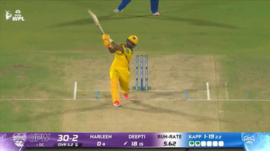 Six: Match 20, Delhi Capitals vs UP Warriorz, WPL 2026: Deepti Sharma Six