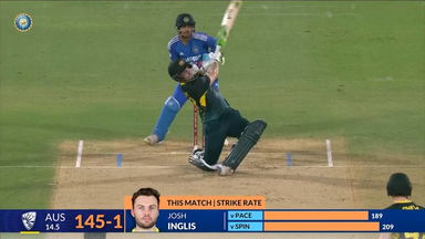 IND vs AUS 2023-24, 1ST T20I: Josh Inglis Six