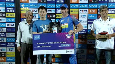 M28: RR vs SRH – VIVO perfect catch of the match – Jos Buttler