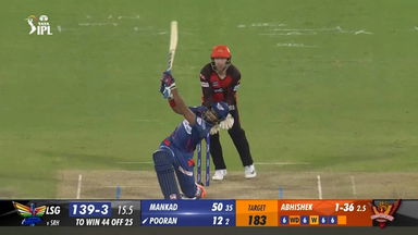 M58: SRH vs LSG –  Nicholas Pooran  Six
