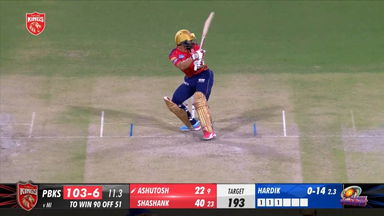 M33: PBKS vs MI – Ashutosh Sharma Six