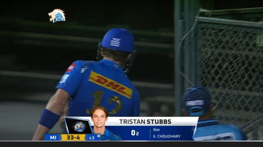 M59: CSK vs MI – Tristan Stubbs Wicket