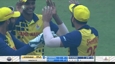 Syed Mushtaq Ali Trophy 2021-22 SF1, Tamil Nadu vs Hyderabad: Fall of wickets