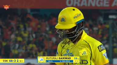 IPL 2026 M27: SRH vs CSK - Ruturaj Gaikwad Wicket