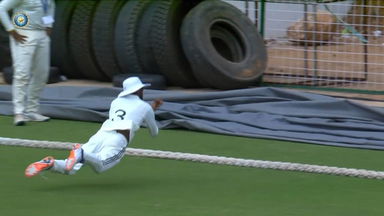 DULEEP TROPHY 2024, India C vs India D: Manav Suthar's terrific catch to dismiss Axar Patel