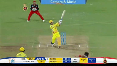 M24: RCB vs CSK – MS Dhoni Six