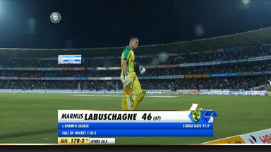 IND vs AUS 2020, 2nd ODI: Marnus Labuschagne Wicket
