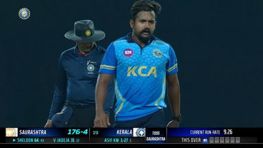 Syed Mushtaq Ali Trophy 2022 PQF3 : KM Asif's 3/33 for Kerela