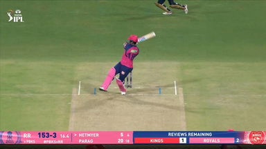 IPL 2025 M18: PBKS vs RR - Shimron Hetmyer Six