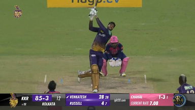 M56: KKR vs RR – Venkatesh Iyer Six