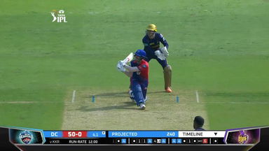 M19: KKR vs DC – David Warner Six