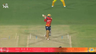 IPL 2025 M22: PBKS vs CSK - Priyansh Arya Six