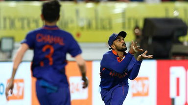 Ruturaj Gaikwad's excellent catch at the ropes