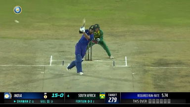 IND vs SA 2022, 2ND ODI: Shikhar Dhawan  Six