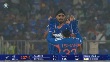 IND vs NZ 2026, 5th T20I: Fall of Wickets