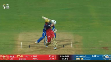 IPL 2026 M20: MI vs RCB -  Phil Salt Six