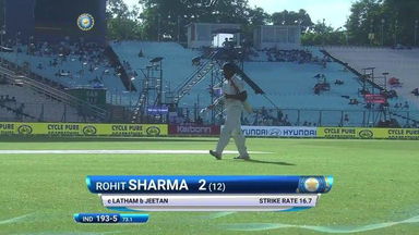 India VS NZ 2016, 2nd Test day 1 -  Rohit Sharma Wicket