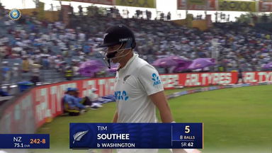 IND vs NZ 2024, 2nd Test: Tim Southee Wicket