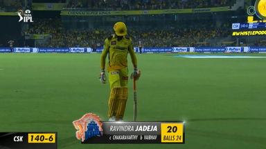 M61: CSK vs KKR – Ravindra Jadeja Wicket