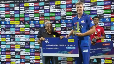 M69: MI vs SRH – TIAGO.ev Electric Striker of the Match – Cameron Green