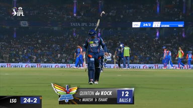 M64: DC vs LSG – Quinton De Kock Wicket