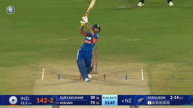 IND vs NZ 2026, 5th T20I: Ishan Kishan Six