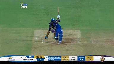 M56: MI vs KKR – Suryakumar Yadav Six
