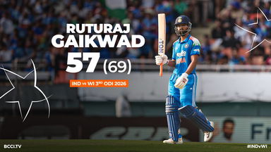 57(69): Ruturaj Gaikwad's fine rescue act