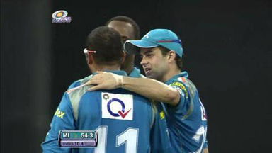 Match 3 MI vs PWI – Karthik's Wicket