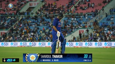IND vs SA 2022, 1ST ODI: Shardul Thakur  Wicket