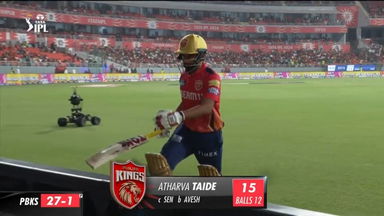 M27: PBKS vs RR – Atharva Taide Wicket