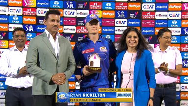 IPL 2025 M50: RR vs MI - Player of the Match - Ryan Rickelton