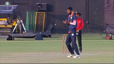 SMAT 2023: Flight, Spin, Guile: Mahesh Pithiya spins a web around Meghalaya batters with 3/5
