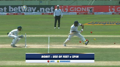 Rohit Sharma vs Spin - Comms decode