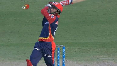 Abhishek's sweet sound off the bat - SIX