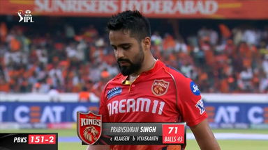 M69: SRH vs PBKS – Prabhsimran Singh Wicket