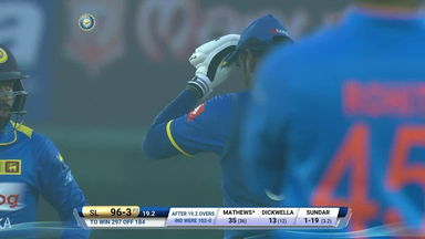 IND vs SL 2017, 2nd ODI: Angelo Mathews Six