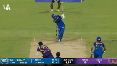 IPL 2026 M65: KKR vs MI - Corbin Bosch Six
