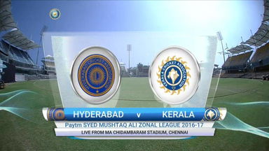 T20 Zonal League, 2016-17 : Hyderabad vs Kerala – Highlights